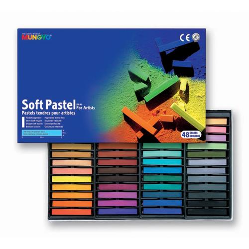 Artists Soft Pastels Assorted Colours Mungyo Set of 48