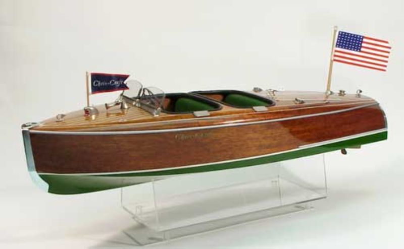 Wooden Ship Model Kit - 28-1/2" 1940 Chriscraft Barrel