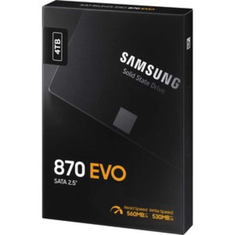 Samsung 870 EVO MZ-77E4T0BW 4 TB Solid State Drive - 2.5" Internal - SATA (SATA/