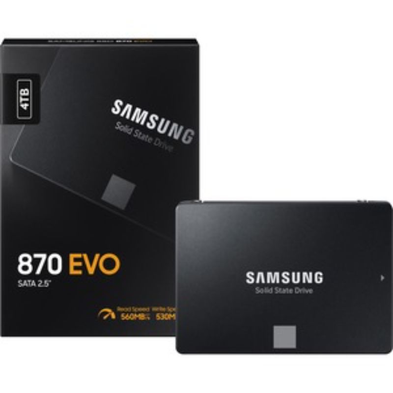 Samsung 870 EVO MZ-77E4T0BW 4 TB Solid State Drive - 2.5" Internal - SATA (SATA/