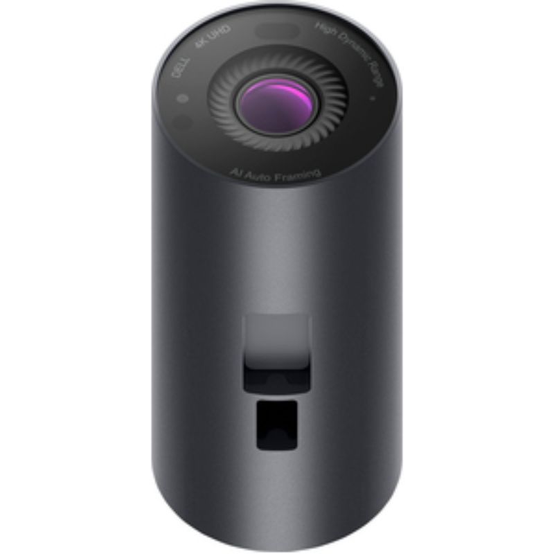 Dell UltraSharp WB7022 Webcam: 8.3MP 4K HDR webcam with AI auto framing, USB connection, and privacy shutter for secure video calls.