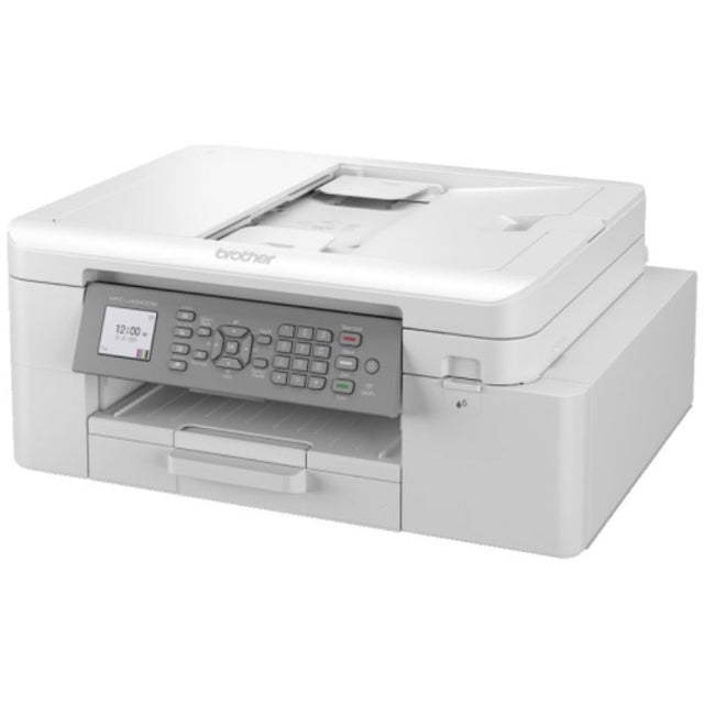 Brother MFC-J4340DWXL wireless inkjet printer with multifunction capabilities for print, copy, scan, and fax in a compact design.