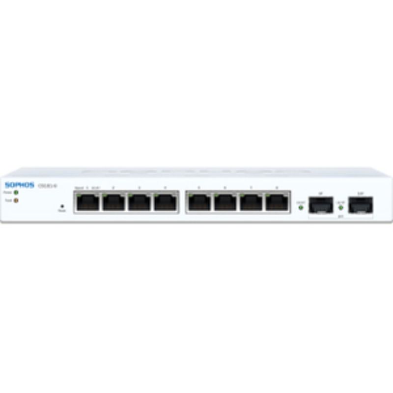 Sophos CS101-8 Ethernet Switch - 8 Ports - Manageable - Gigabit Ethernet - 10/10