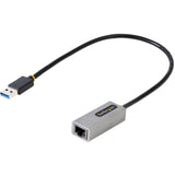 StarTech.com USB Gigabit Ethernet Card with RJ45, supporting 10/100/1000 Mbps for fast network connectivity.