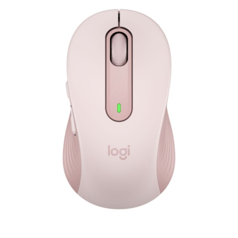 Logitech Signature M650 Mouse - Optical - Wireless - Bluetooth - Rose - USB - 40