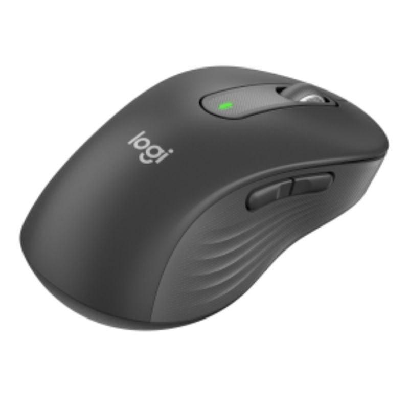 Logitech Signature M650 L LEFT Mouse in ergonomic design, optimized for left-handed users with silent clicks and customizable features.