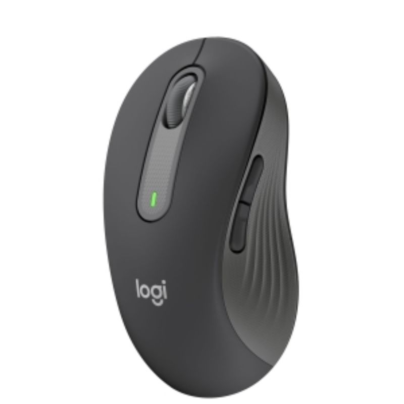 Logitech Signature M650 L LEFT Mouse, wireless, ergonomic design for left-handed users with SmartWheel and SilentTouch technology.