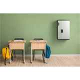 ALOGIC Smartbox Power Wall with 15 tilt bays for efficient USB-C charging of up to 13 devices in offices and classrooms.