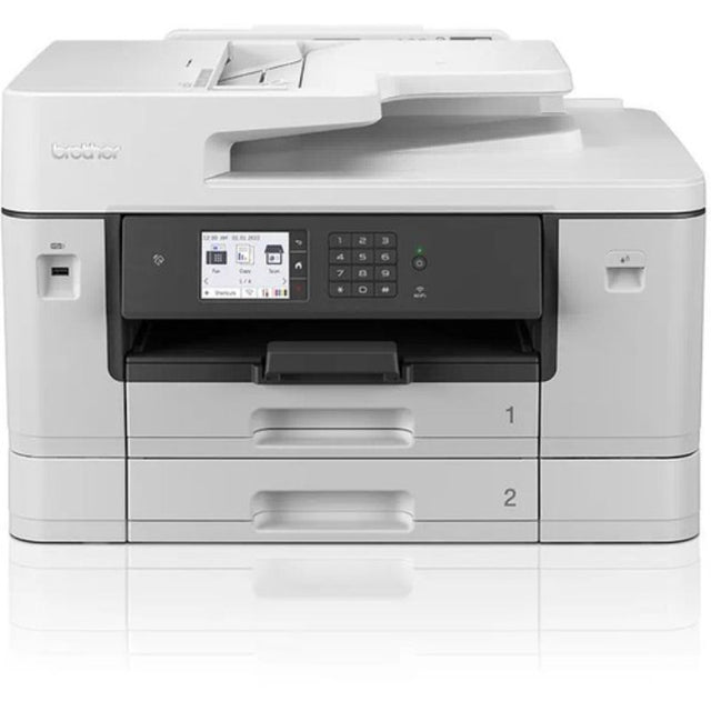 Brother MFC-J6940DW wireless inkjet multifunction printer with A3 capabilities, offering print, copy, scan, and fax functions.