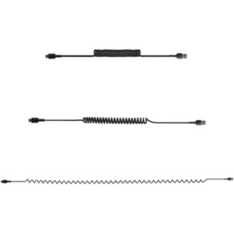 StarTech.com Rugged USB-A to USB-C Coiled Cable - 1 m USB/USB-C Data Transfer Ca
