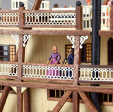Wooden Ship and Fittings - Mississippi Paddle Steamer