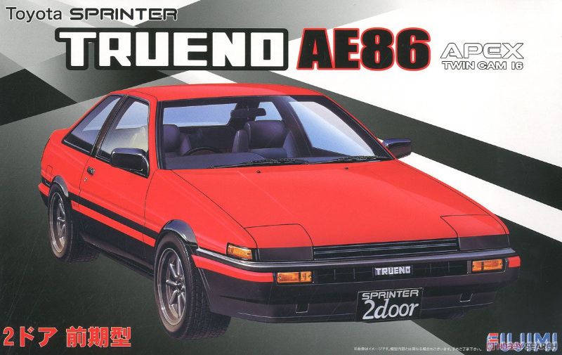 Plastic Kitset - 1/24 AE86 Trueno GT/Apex