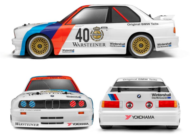 Radio Control Car - c1/10 RS4 S3 BMW E30 M3 w/b&c