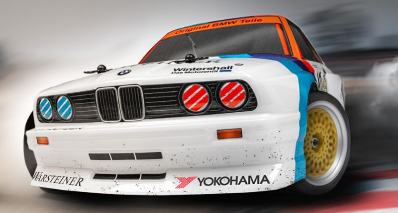 Radio Control Car - c1/10 RS4 S3 BMW E30 M3 w/b&c