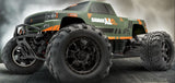 High-performance 1/8 scale RC monster truck with 2.4GHz radio, brushless motor, and durable chassis for off-road adventures.