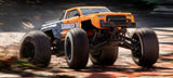 High-performance cFlux 1/8 Savage X V2 GT-6 RC monster truck, featuring a powerful brushless motor for speed and stunts.