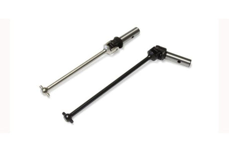 Kyosho MF Uni Swing Shaft L&R set for MADFORCE and FO-XX, enhancing RC performance and smooth power transfer.