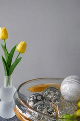 Ornament - BUBBLE SPHERES 8cm (SET of 3)