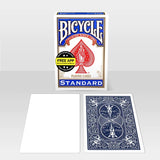 Bicycle Blank Face Blue Back Case Playing Cards