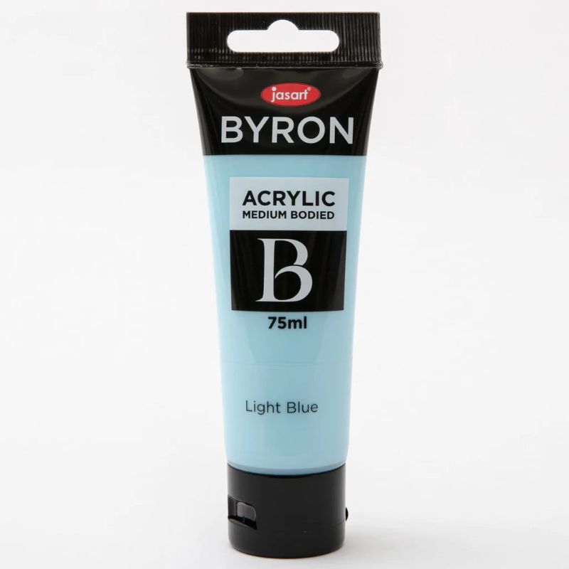 Jasart Byron Acrylic Paint 75ml  75ML LT BLUE