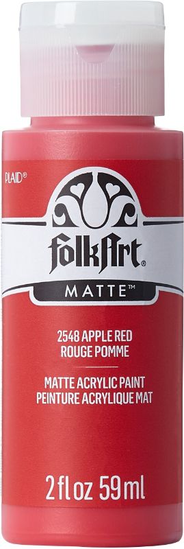 Folk Art Acrylic Paint 2oz/59ml  APPLE RED 2548