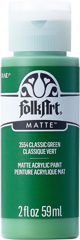 Folk Art Acrylic Paint 2oz/59ml  CLASSIC GREEN 2554