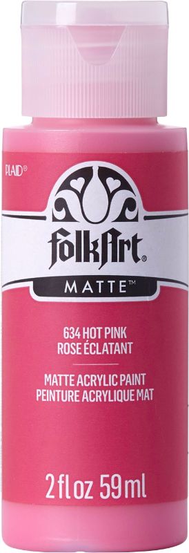 Folk Art Acrylic Paint 2oz/59ml  HOT PINK JA634