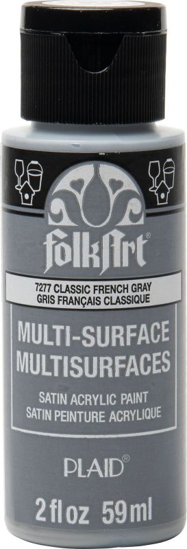 Folk Art Multi-surface Acrylic Paint 2oz/59ml FRENCH GRAY 7277