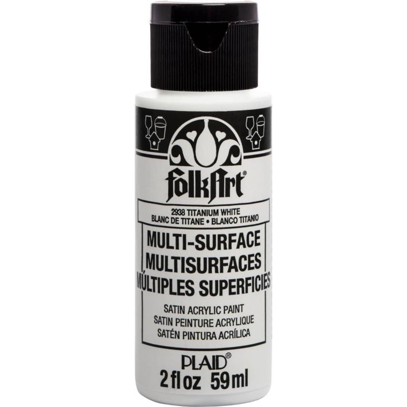 Folk Art Multi-surface Acrylic Paint 2oz/59ml TITANIUM WHITE  2938