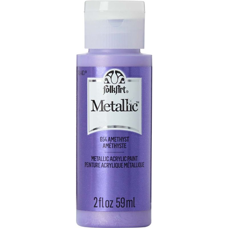 Folk Art Acrylic Metallic Paint 2oz/59mlAMETHYST K654