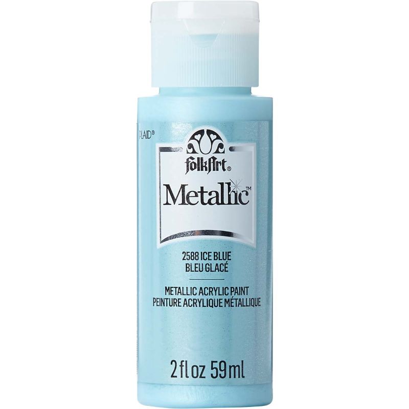 Folk Art Acrylic Metallic Paint 2oz/59mlICE BLUE 2588