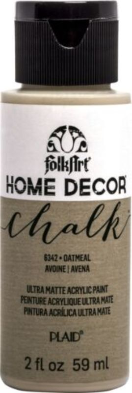 Folk Art Home Decor Chalk Acrylic Paint 2oz/59ml OATMEAL