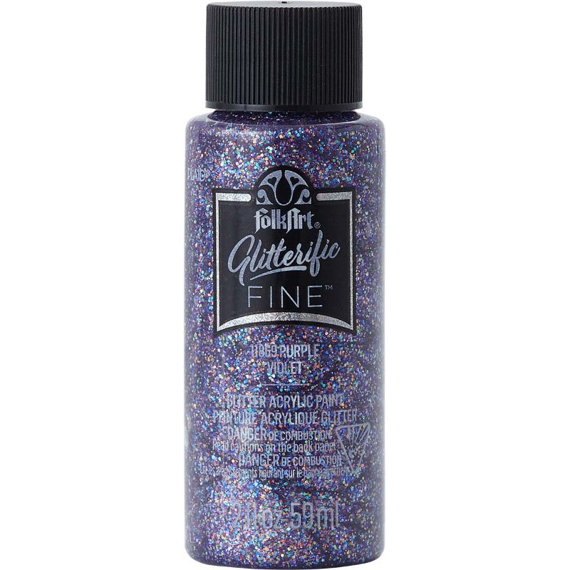 Folk Art Glitterific Acrylic Paint 20z/59ml PURPLE 11869