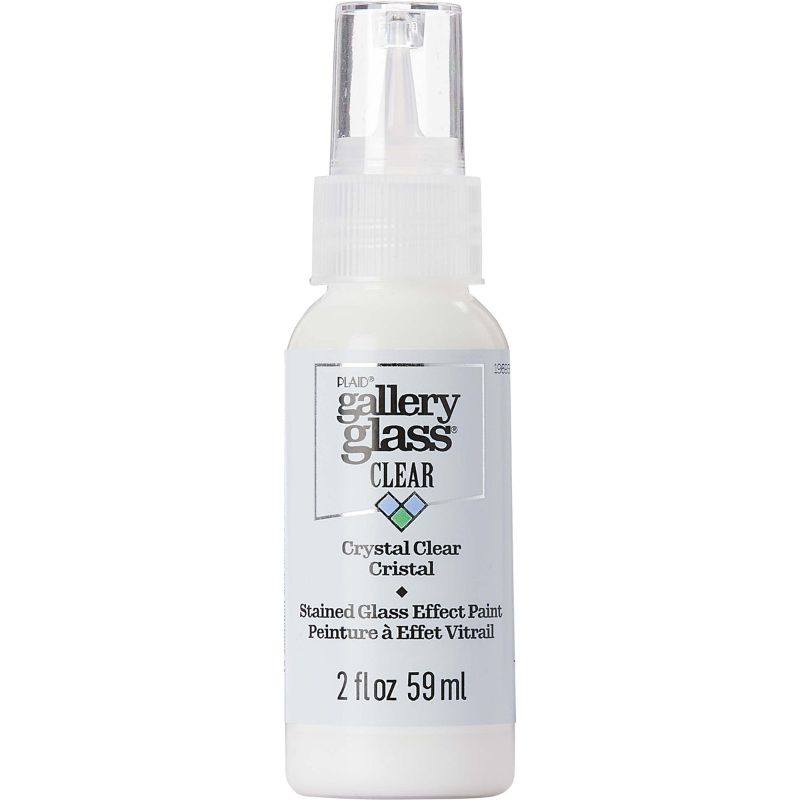 Premium stained glass paint offering a crystal clear finish for vibrant glass art, ideal for DIY projects and suncatchers.
