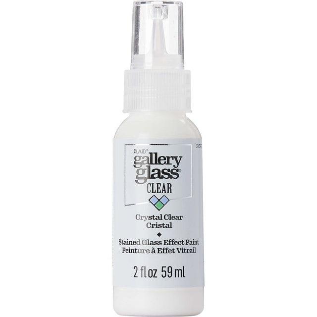 Premium stained glass paint offering a crystal clear finish for vibrant glass art, ideal for DIY projects and suncatchers.
