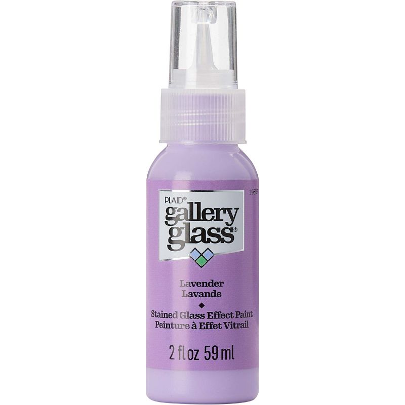 Plaid Gallery Stained Glass Paint 59ml LAVENDER T 19697
