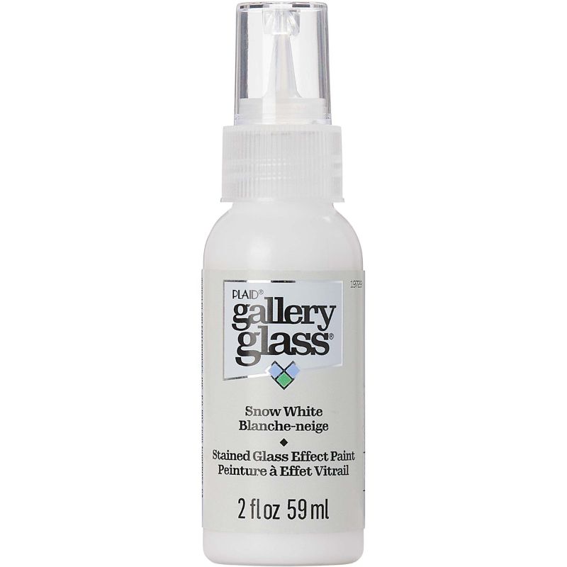 Plaid Gallery Stained Glass Paint 59ml SNOW WHITE T 19729