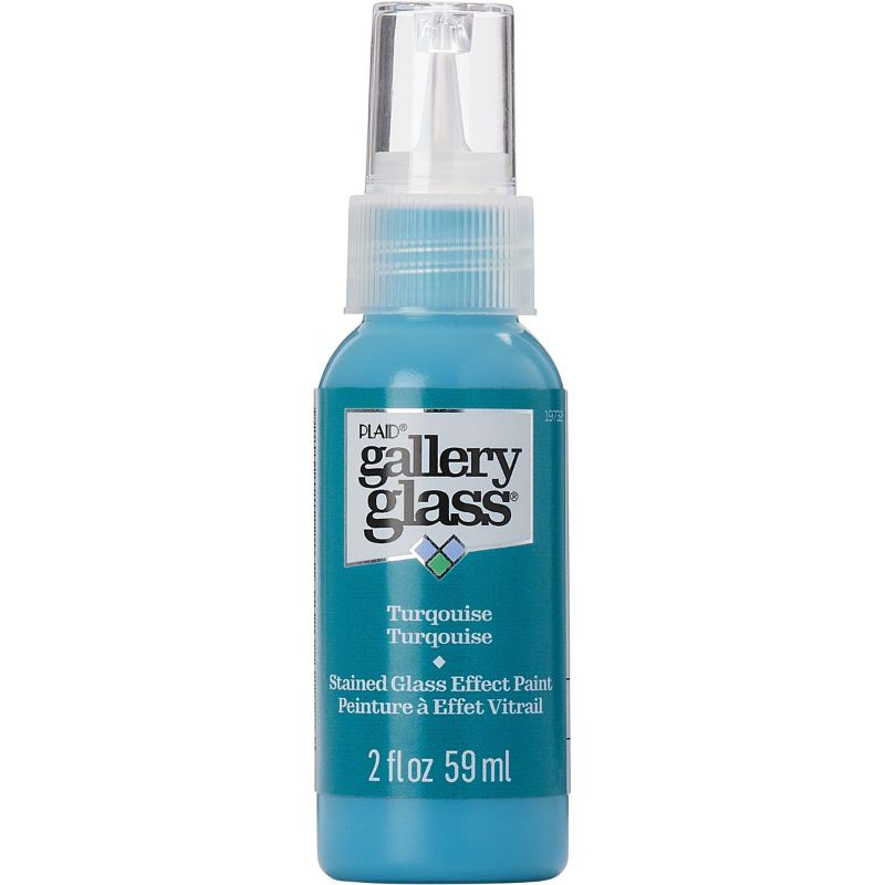 Plaid Gallery Stained Glass Paint 59ml TURQUOISE T 19732