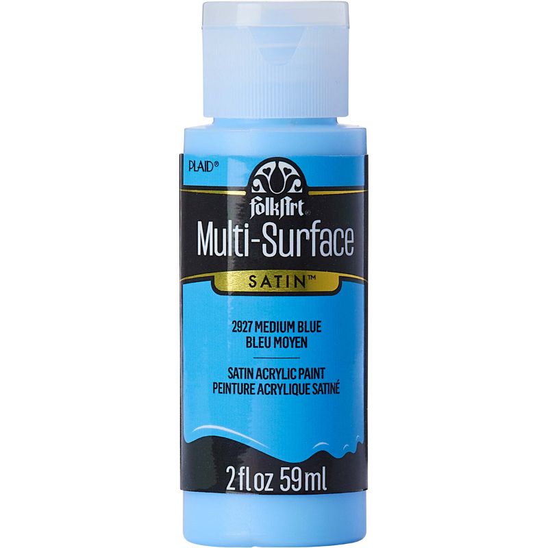 Folk Art Multi-surface Acrylic Paint 2oz/59ml MEDIUM BLUE 2927