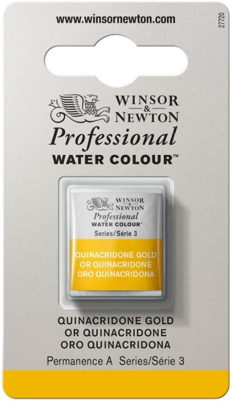 Winsor & Newton Professional Watercolour Half Pans QUINA GOLD 547 S3