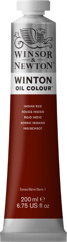 Winsor & Newton Winton Oil Paints 200ml  INDIAN RED 317