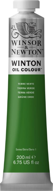 Winton Oil Paint in TERRE VERTE 637, a rich earthy green, perfect for vibrant, lasting artworks with superior consistency.