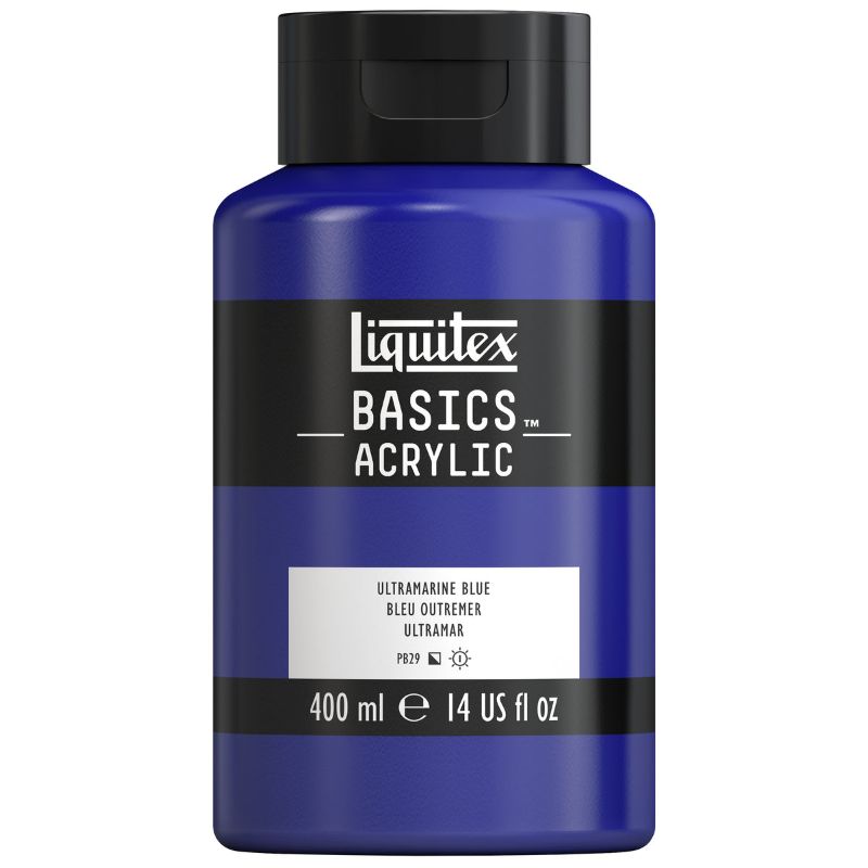 Liquitex Basics Acrylic Paint 400ml ULTRAMARINE BLUE ROW