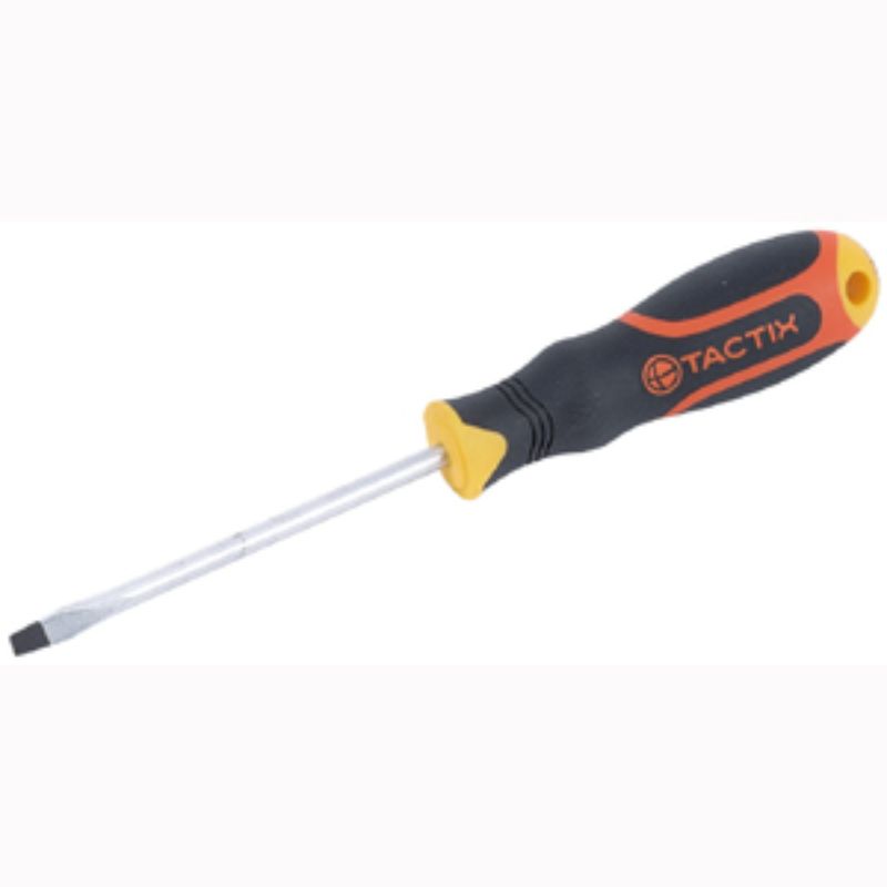 Tactix 6.0 x 100mm screwdriver with durable construction, ideal for precise control in tight spaces and various projects.