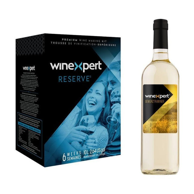 Wine Making Kit for crafting premium Gewurztraminer with aromas of orange blossom and lychee in 6 weeks.