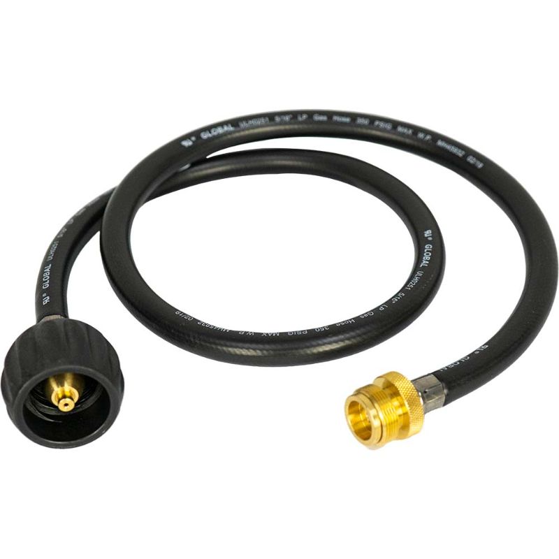 NomadiQ BBQ Adaptor 1M x 1in, a durable guide for seamless outdoor cooking and gas source connectivity.