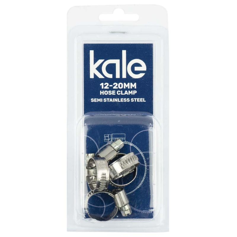 Kale WD9 semi-stainless fasteners, 12-20mm, 4-pack, durable and corrosion-resistant for reliable indoor and outdoor use.