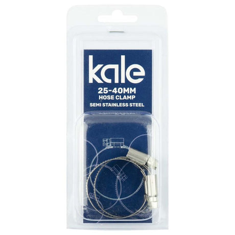 Kale WD9 25-40mm W2-R semi stainless steel fittings in a 2-pack, ideal for plumbing and construction tasks.