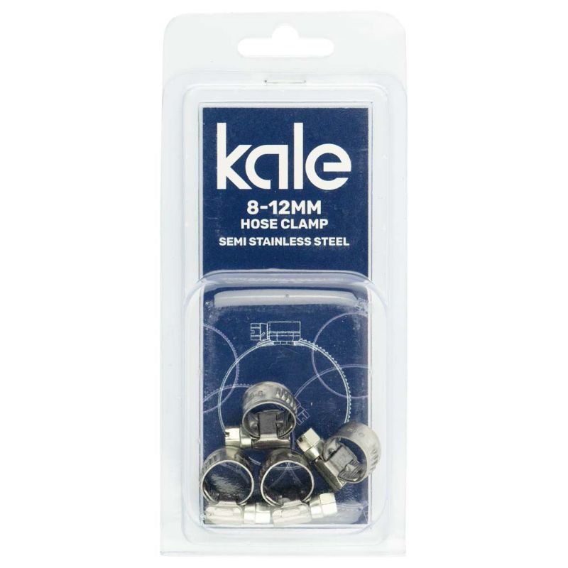 Kale WD9 semi stainless steel fasteners (4pk) with 8-12mm diameter, ideal for construction and DIY projects.