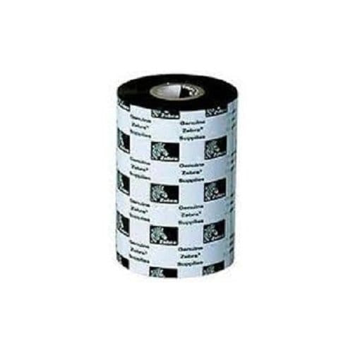 Zebra resin ribbon 110mm x 450m, designed for optimal performance in industrial printers, ensuring vibrant, durable prints.